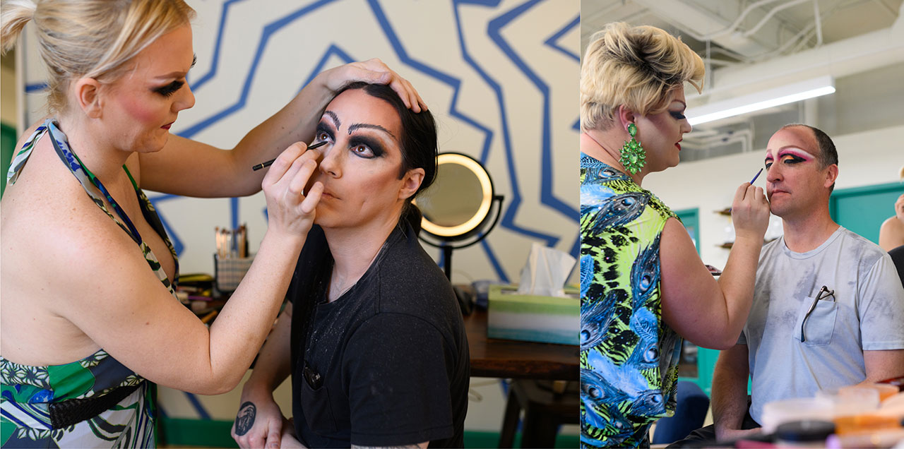 Work is a drag photoshoot two